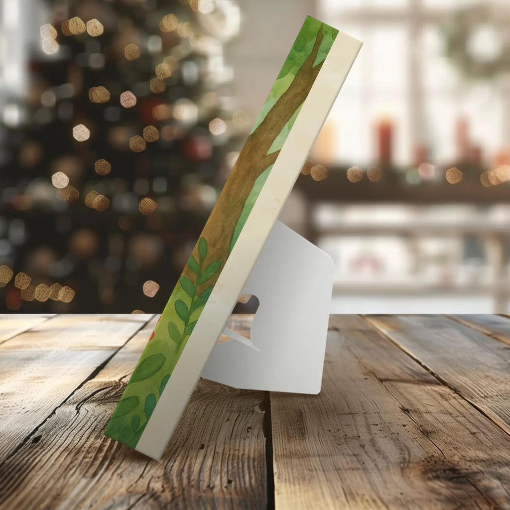 Chocolate advent calendar red panda Design card, gift ideas, gifts, small animals, cute, cute animal motives, hand drawn, funny sayings, good mood, special gifts, animal lover, darling, favourite person, red, heart