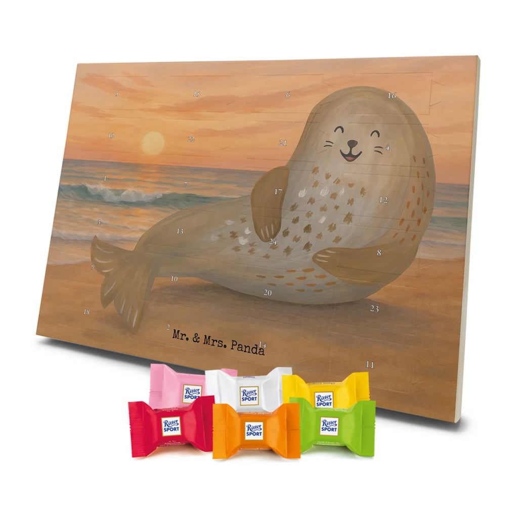 Chocolate advent calendar seal Laugh Design gift ideas, gifts, card, animal lover, special gifts, good mood, funny sayings, hand drawn, cute animal motives, cute, small animals, Baltic Sea, Seal, North Sea, Sea animal, Seals