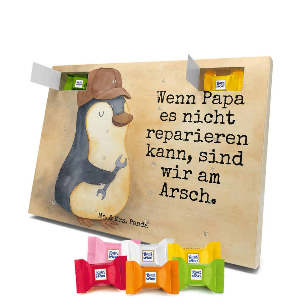 Chocolate advent calendar If Daddy can't fix it, we're screwed. Design Father's Day, Mother's Day, Father, Best Daddy in the World, Gift Daddy