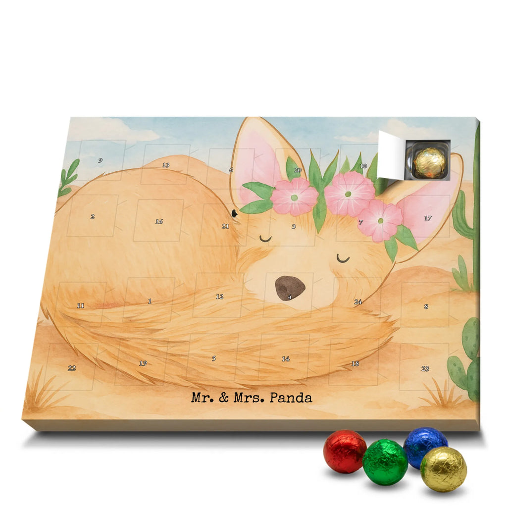Chocolate advent calendar desert fox Flower Design Africa, desert fox, desert, flowers, wreath of flowers