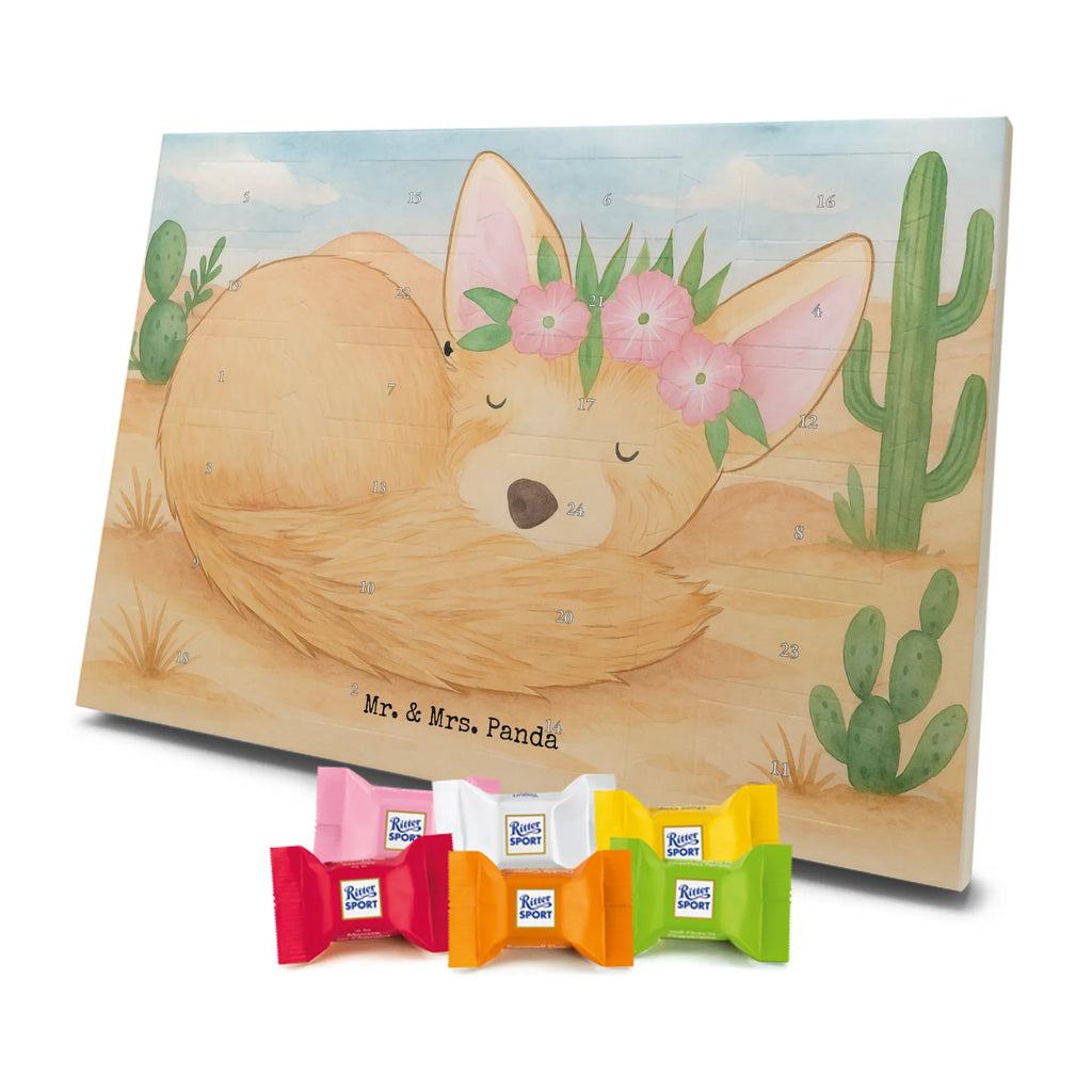 Chocolate advent calendar desert fox Flower Design Africa, desert fox, desert, flowers, wreath of flowers