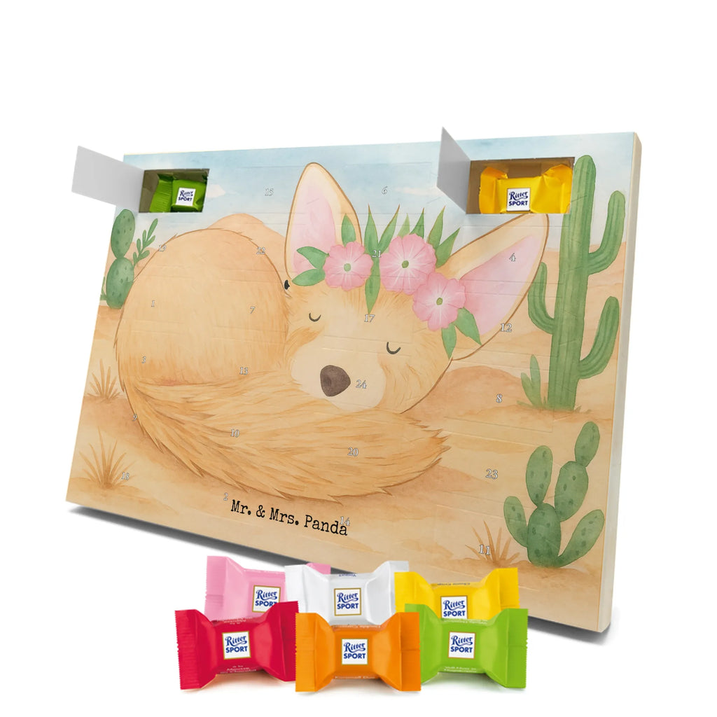 Chocolate advent calendar desert fox Flower Design Africa, desert fox, desert, flowers, wreath of flowers