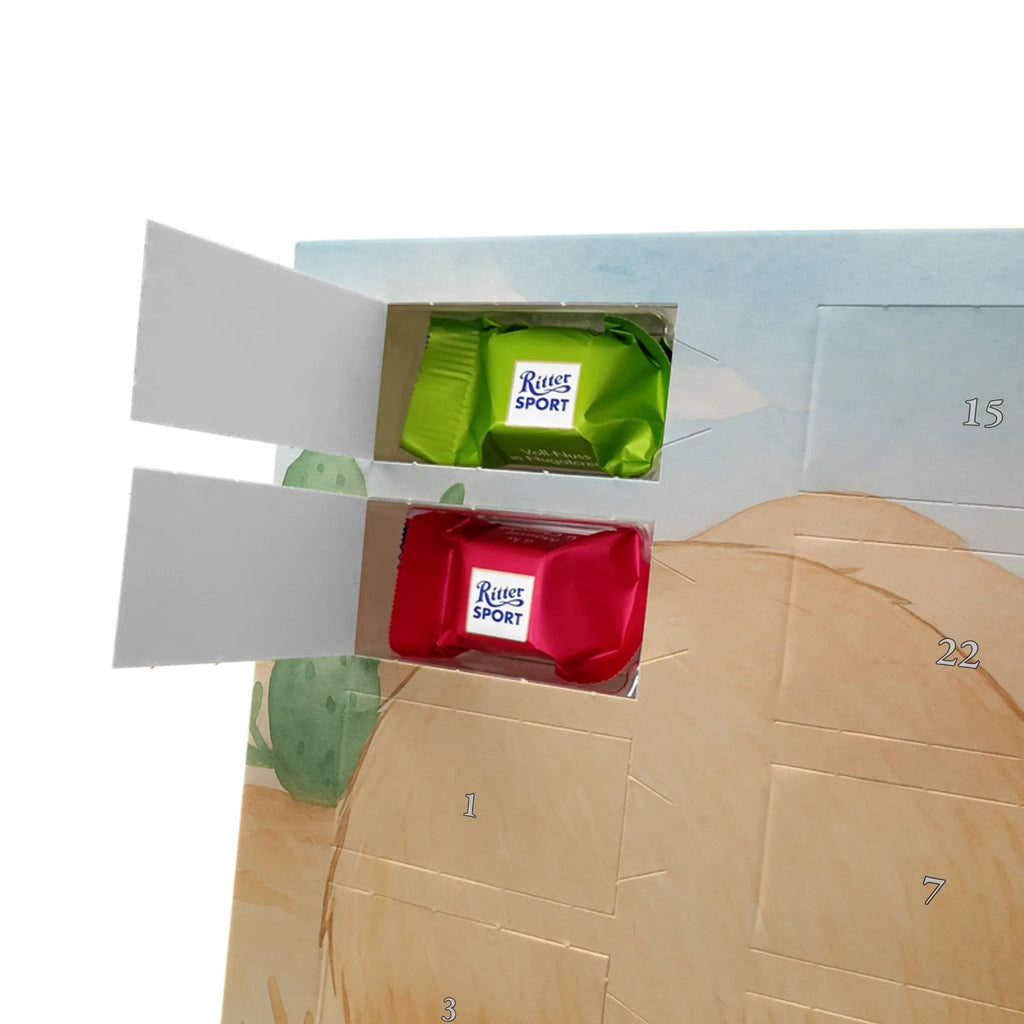 Chocolate advent calendar desert fox Flower Design Africa, desert fox, desert, flowers, wreath of flowers