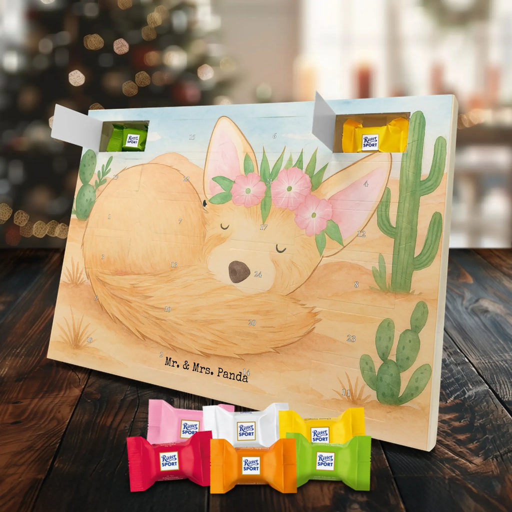 Chocolate advent calendar desert fox Flower Design Africa, desert fox, desert, flowers, wreath of flowers