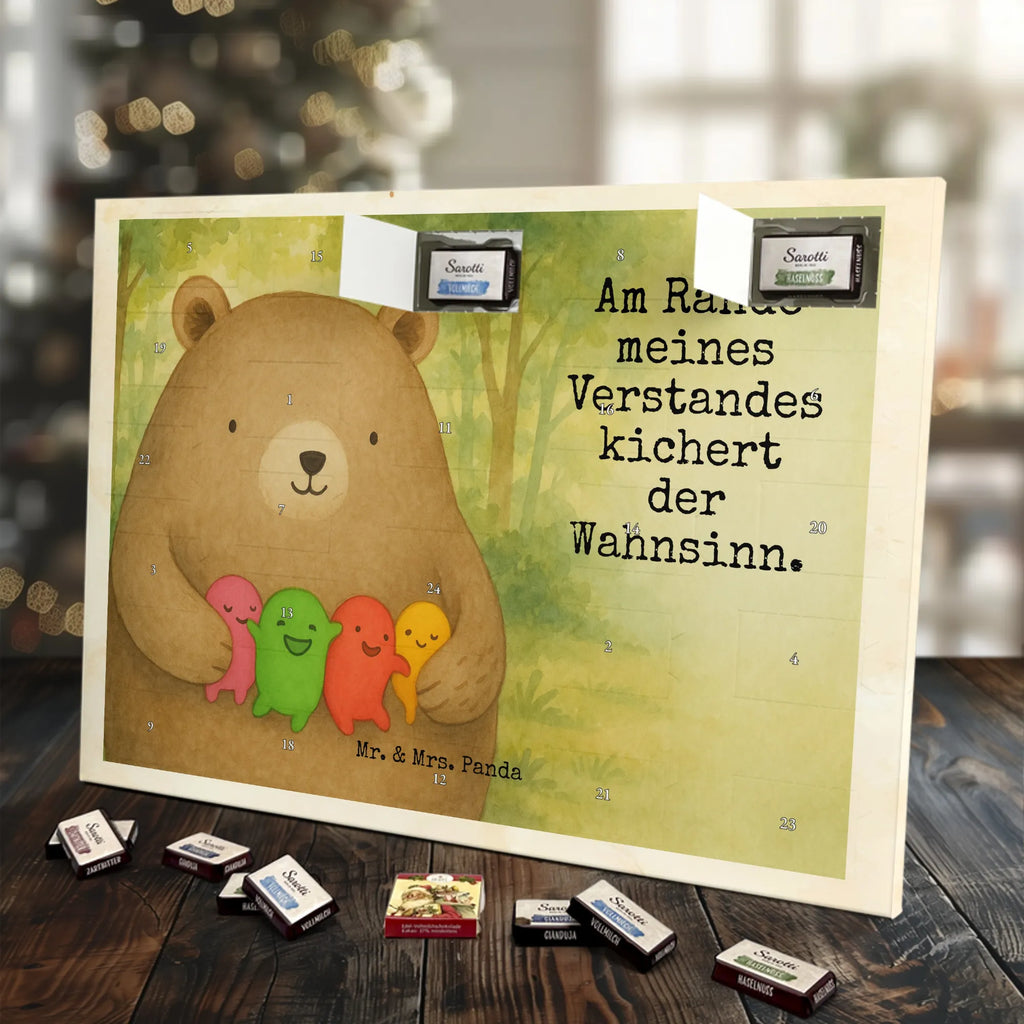 Chocolate advent calendar bear Feeling Design teddy bear, cuddly toy, Madness