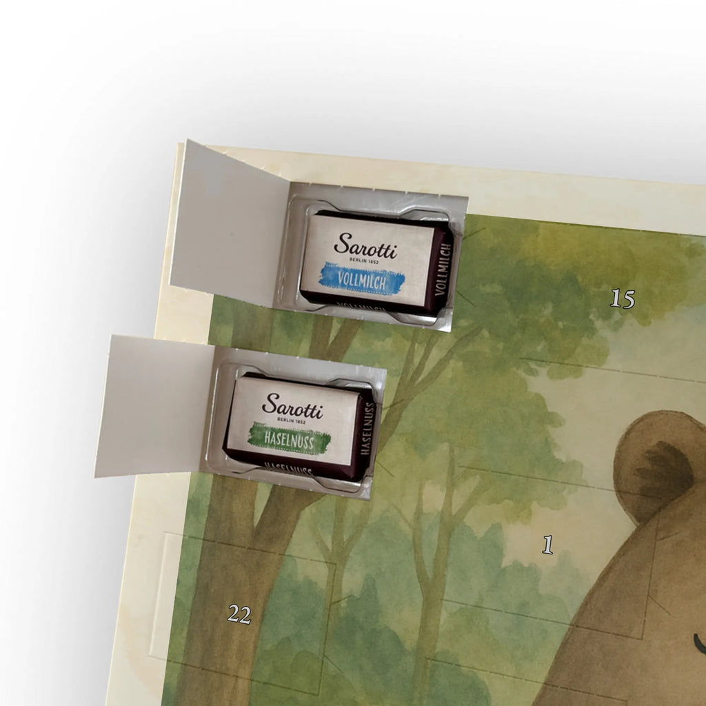 Chocolate advent calendar bear Feeling Design teddy bear, cuddly toy, Madness