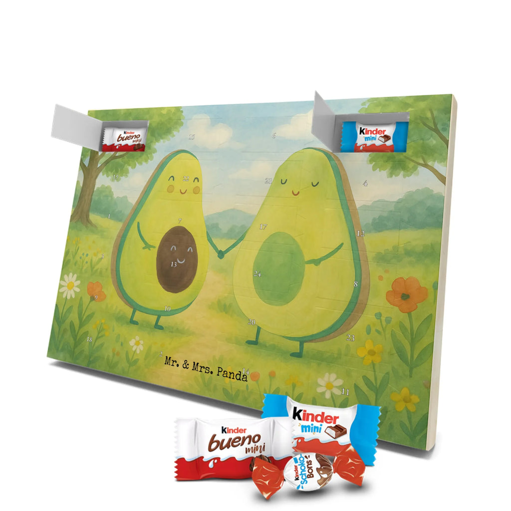 Chocolate advent calendar avocado pair Design vegetables, birth, children, pregnancy, wedding