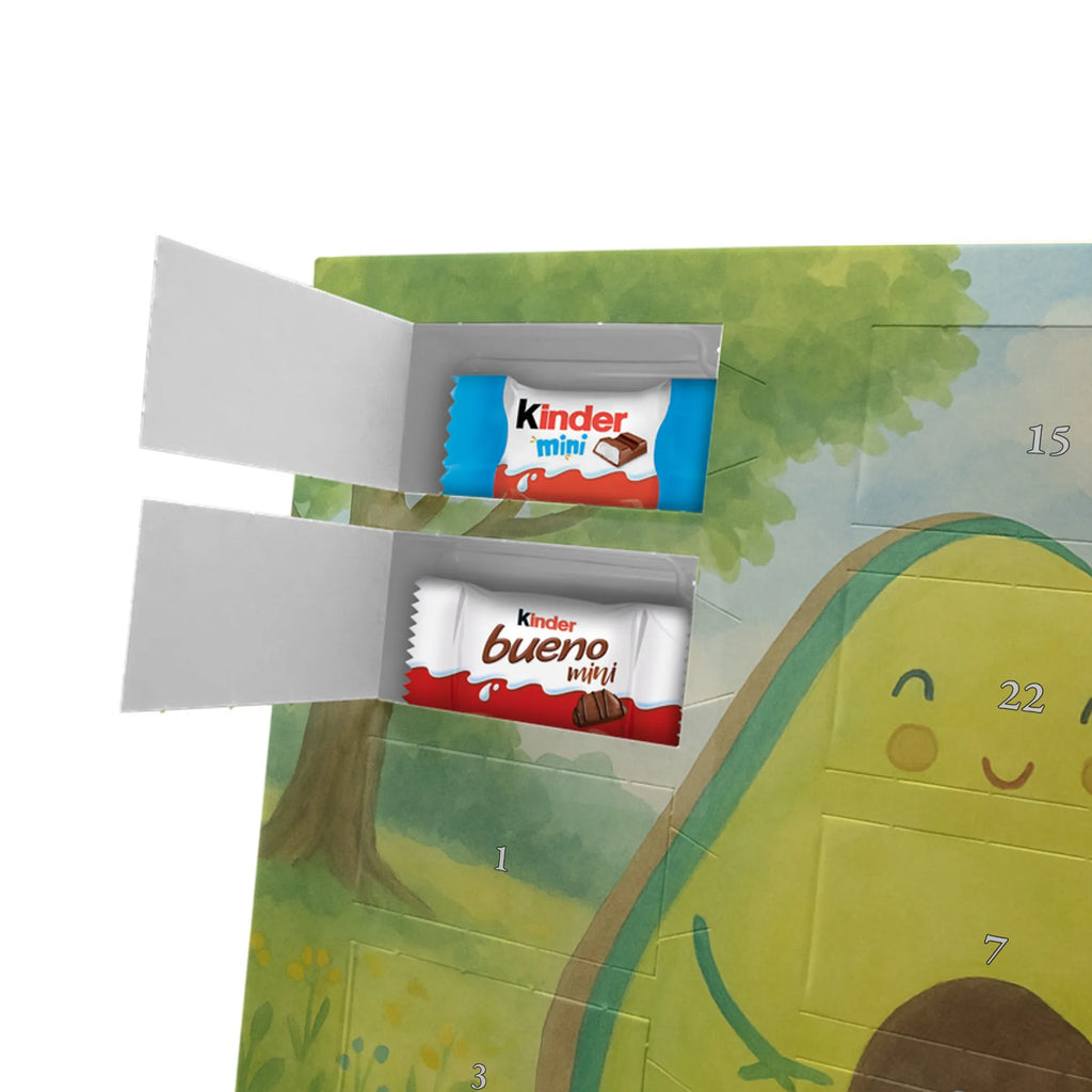 Chocolate advent calendar avocado pair Design vegetables, birth, children, pregnancy, wedding