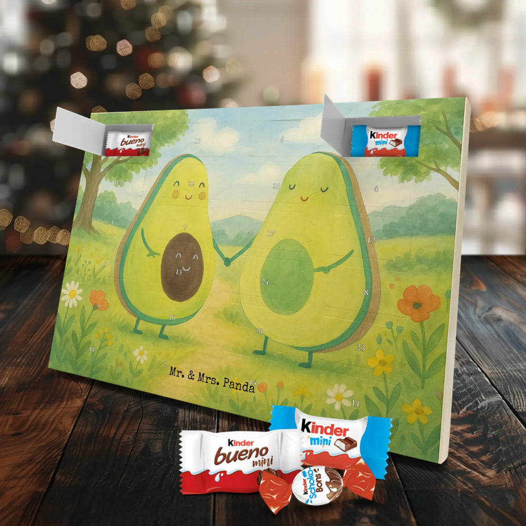 Chocolate advent calendar avocado pair Design vegetables, birth, children, pregnancy, wedding
