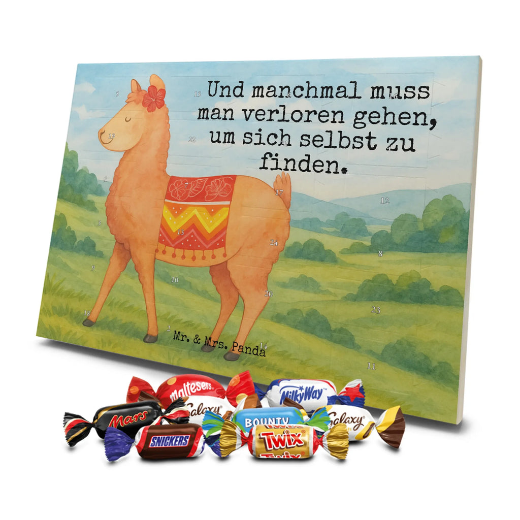 Chocolate advent calendar alpaca Proud Design alpaca, animal, llama, pako, camel, Peru, favourite animal