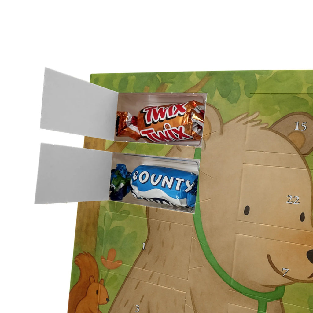 Chocolate advent calendar bear Physician Design teddy bear, cuddly toy, Doctor