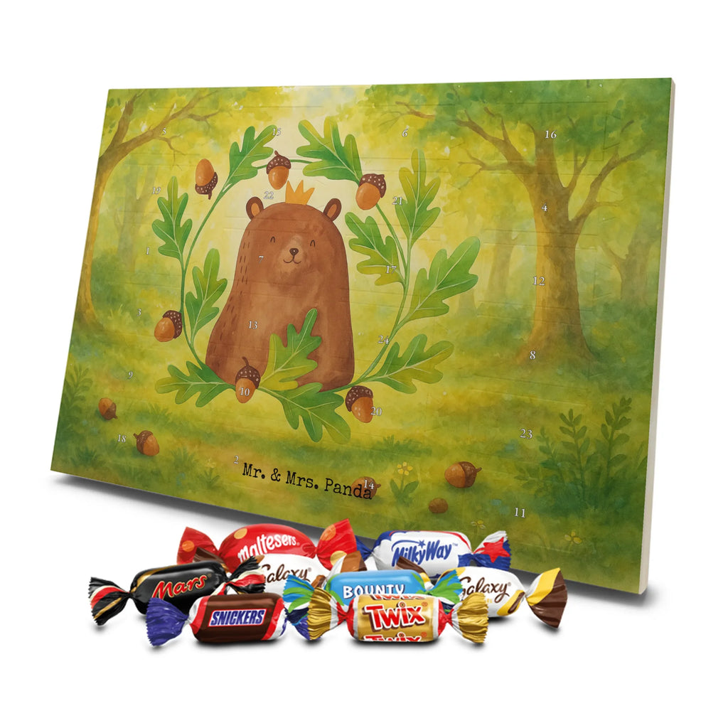 Chocolate advent calendar bear king Design teddy bear, cuddly toy, Father, best daddy, Father's Day, Daddy Bear, world best daddy