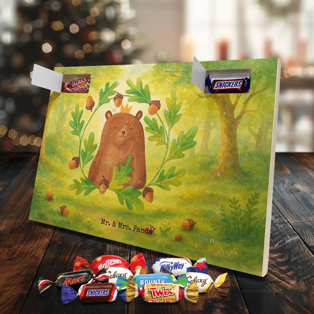 Chocolate advent calendar bear king Design teddy bear, cuddly toy, Father, best daddy, Father's Day, Daddy Bear, world best daddy