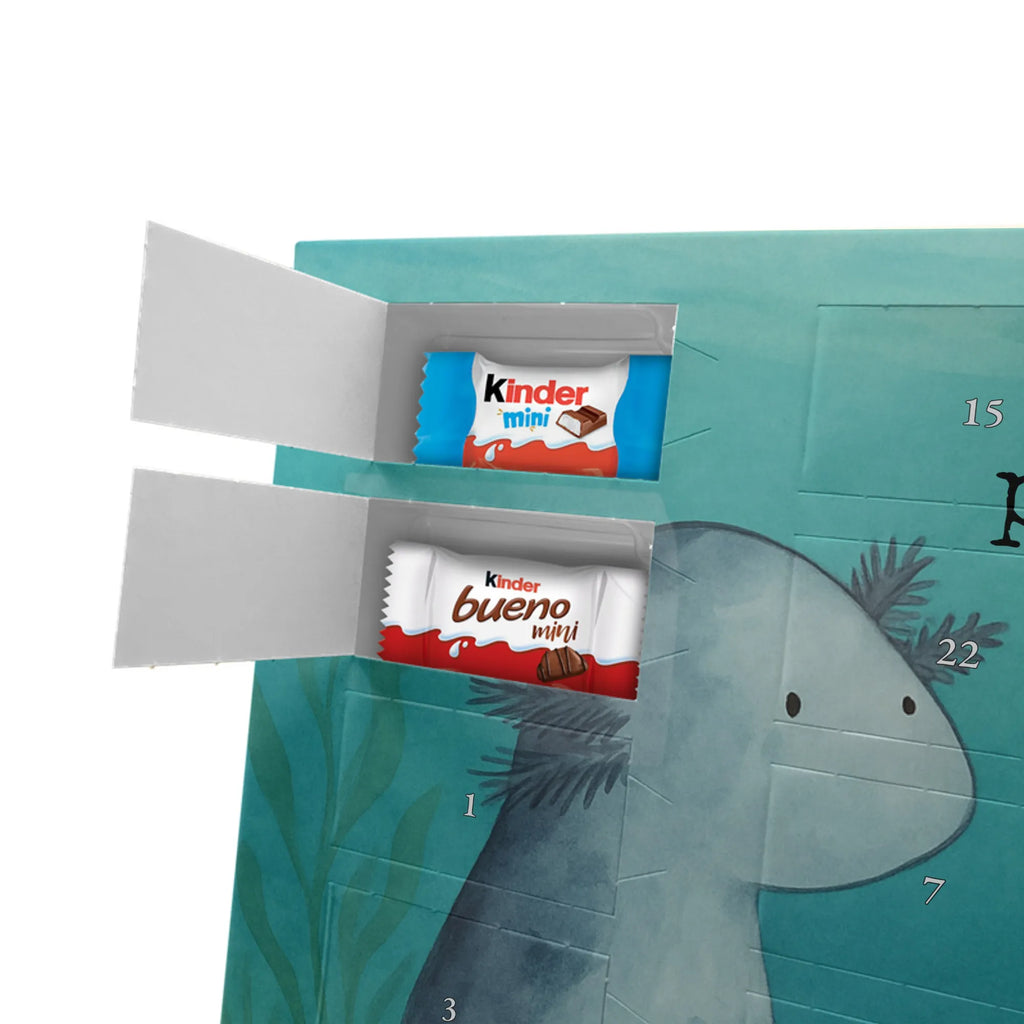 Chocolate advent calendar axolotl Love Design Axelotl, marine animals, Mexican walking fish, salamander, friend, great love, tail, anniversary, proof of love, fiancé, valentine's day, amphibian, husband