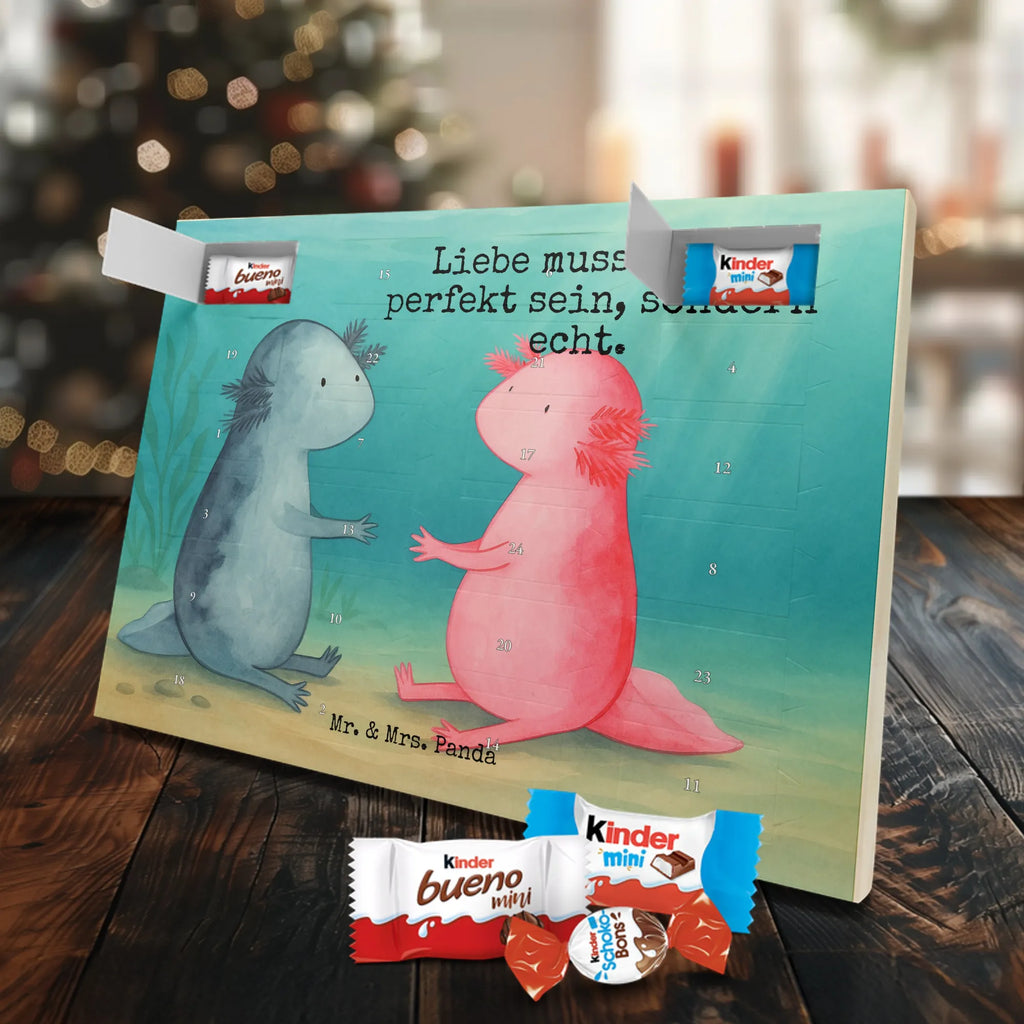 Chocolate advent calendar axolotl Love Design Axelotl, marine animals, Mexican walking fish, salamander, friend, great love, tail, anniversary, proof of love, fiancé, valentine's day, amphibian, husband