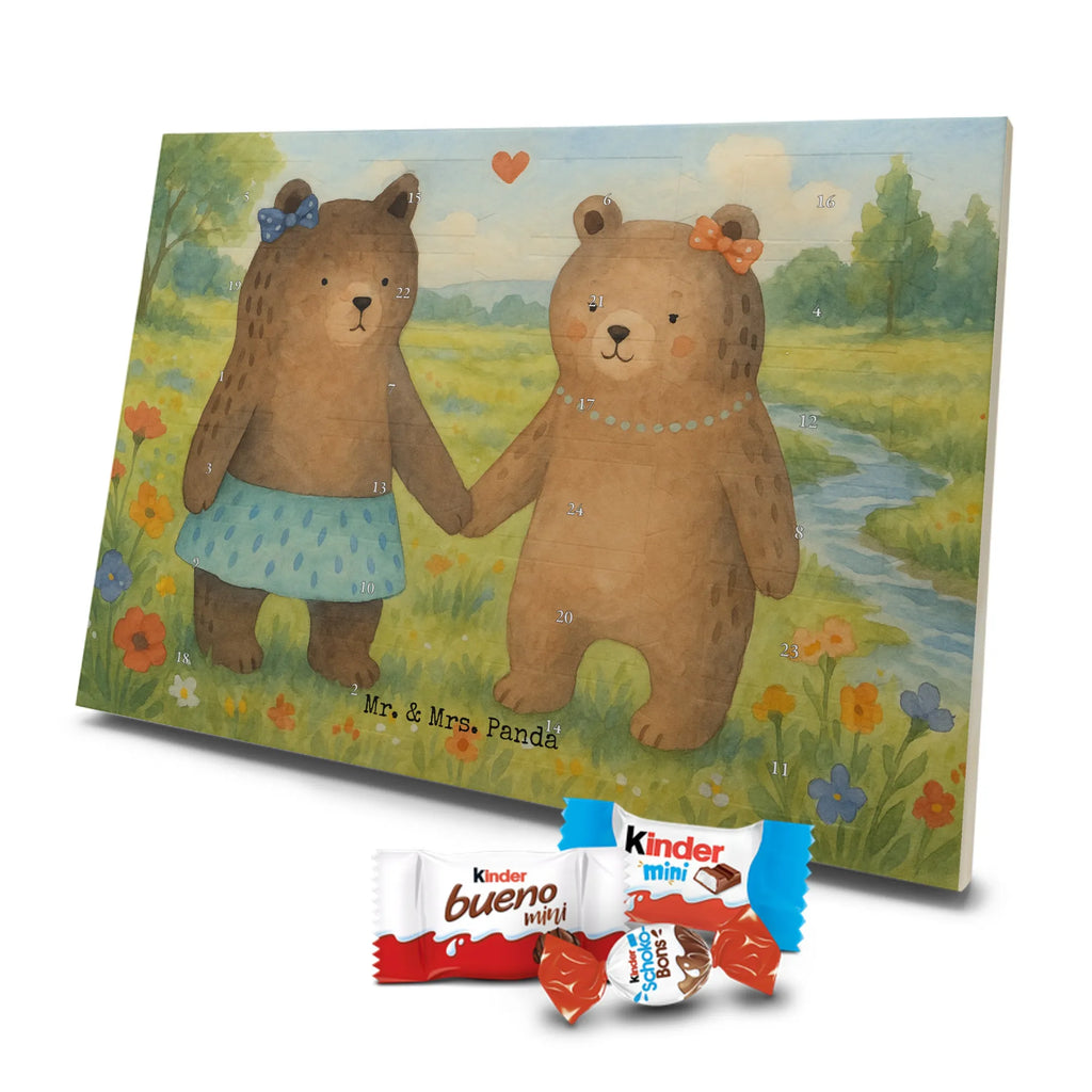 Chocolate advent calendar bear Girlfriend Design teddy bear, cuddly toy, bear girlfriend best friend love proof of love loves buddy buddy