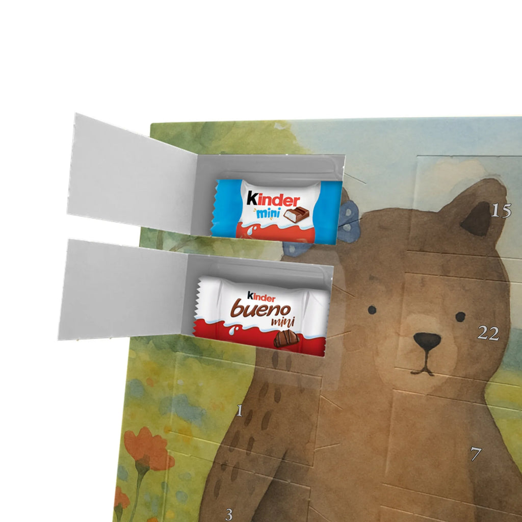 Chocolate advent calendar bear Girlfriend Design teddy bear, cuddly toy, bear girlfriend best friend love proof of love loves buddy buddy