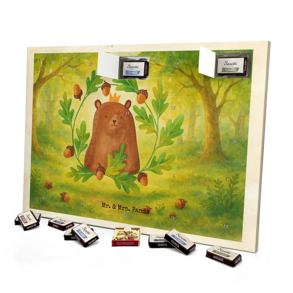 Chocolate advent calendar bear king Design teddy bear, cuddly toy, Father, best daddy, Father's Day, Daddy Bear, world best daddy