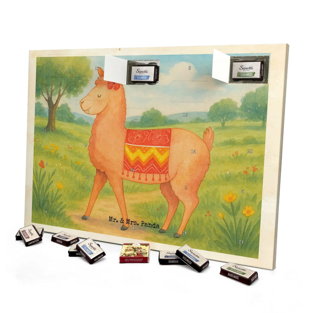 Chocolate advent calendar alpaca Proud Design alpaca, animal, llama, pako, camel, Peru, favourite animal