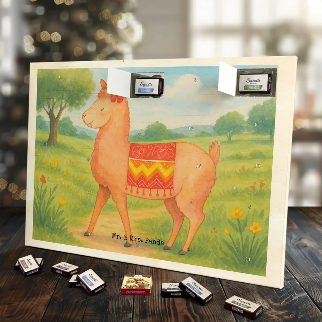 Chocolate advent calendar alpaca Proud Design alpaca, animal, llama, pako, camel, Peru, favourite animal