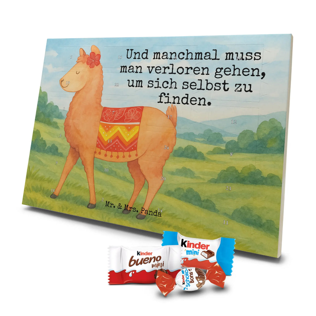 Chocolate advent calendar alpaca Proud Design alpaca, animal, llama, pako, camel, Peru, favourite animal