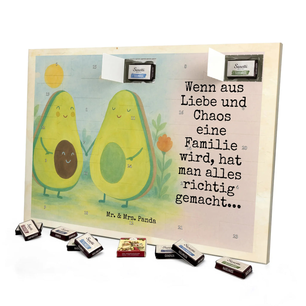 Chocolate advent calendar avocado pair Design vegetables, birth, children, pregnancy, wedding