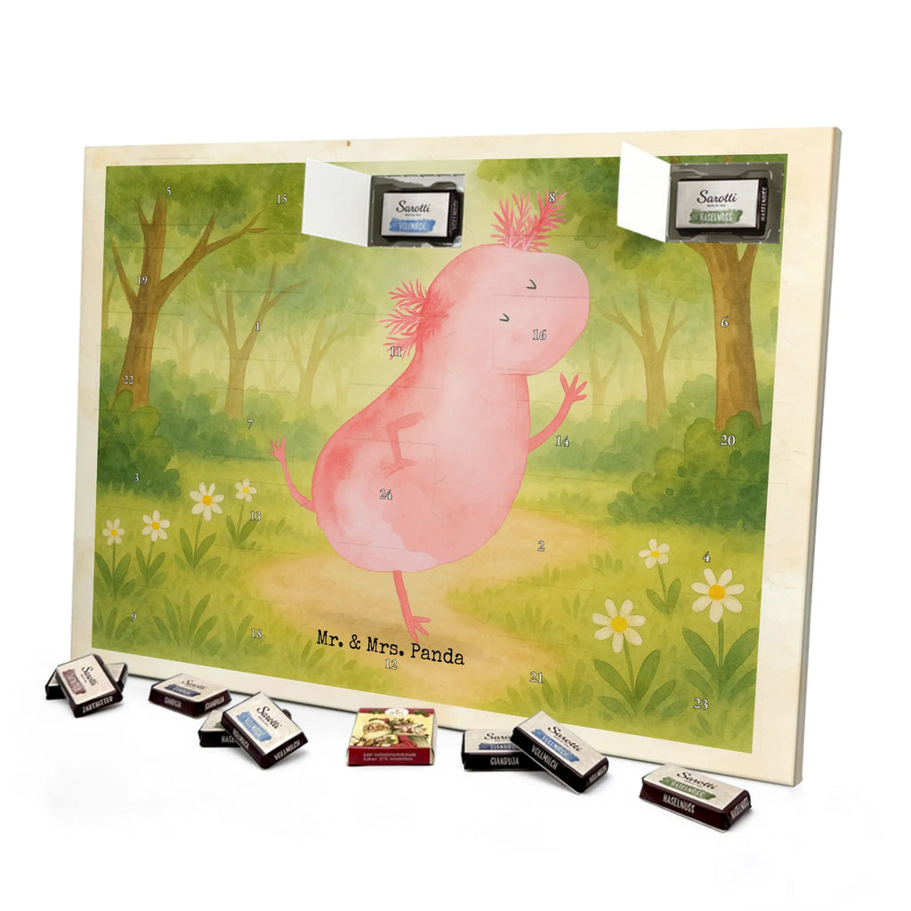 Chocolate advent calendar axolotl Dance Design Axelotl, marine animals, Mexican walking fish, salamander, girlfriend, stars, amphibians, tailfish, roof damage, best friend