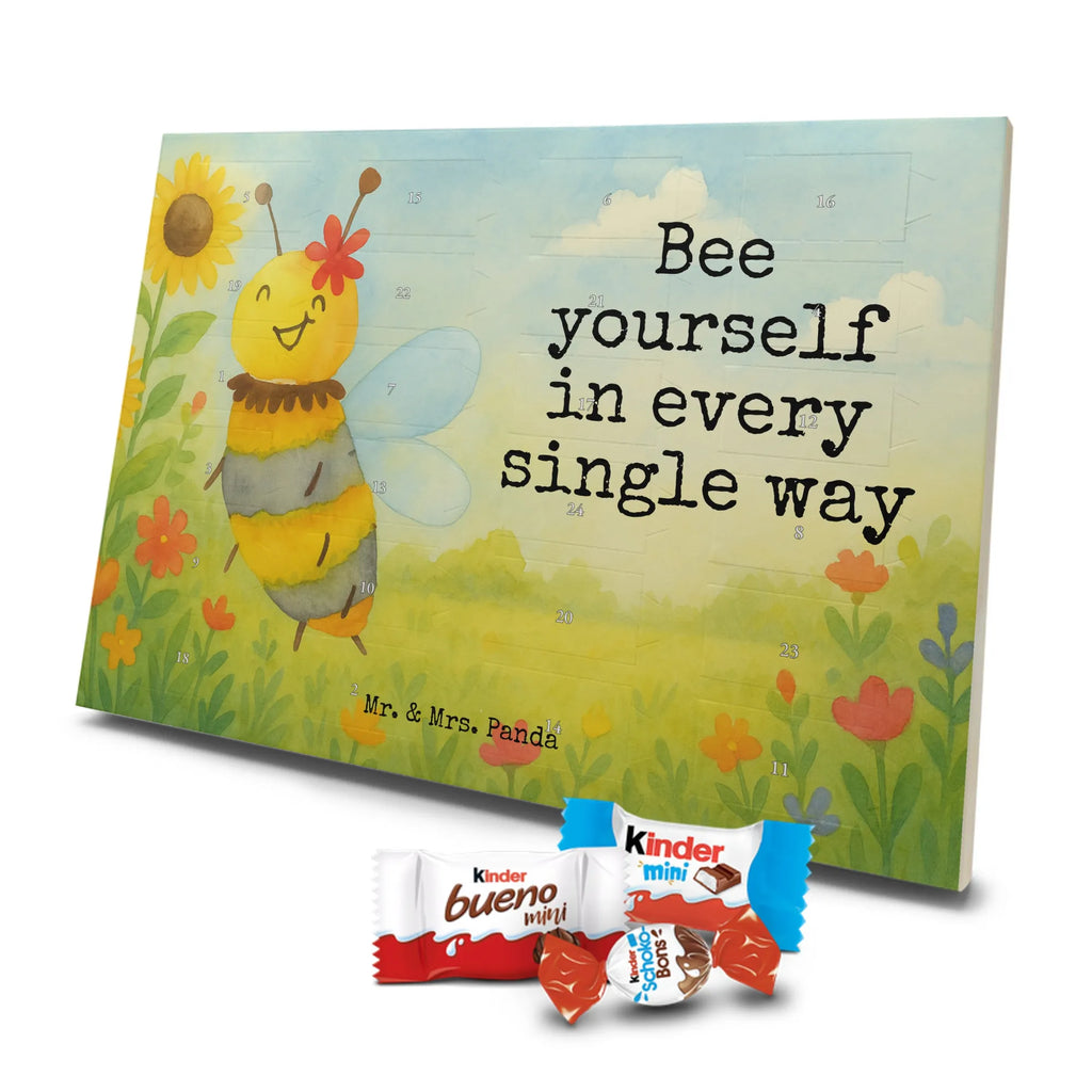 Chocolate advent calendar bee flower Design wasp, bumblebee