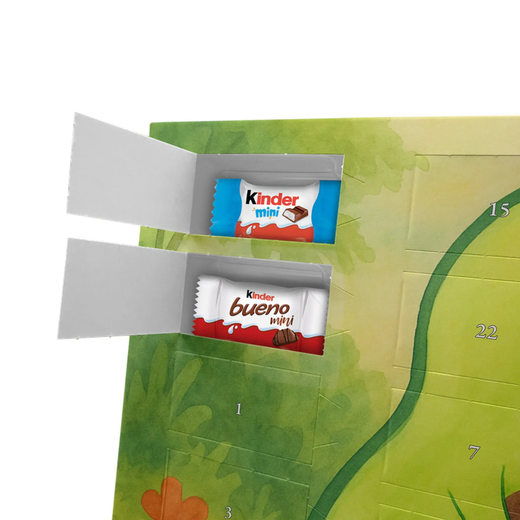 Chocolate advent calendar avocado core Design vegetables, saying life, avocado seed, seed, plant