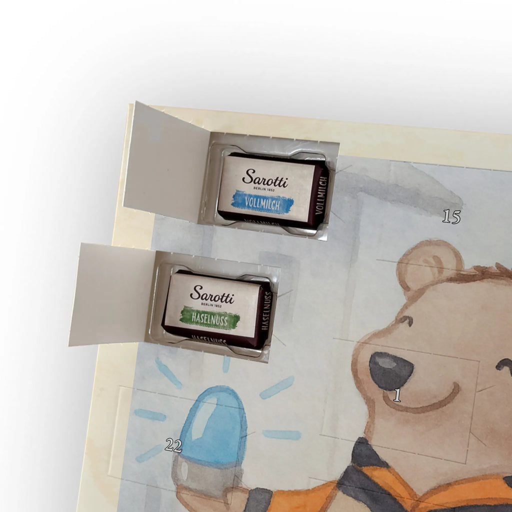 Chocolate advent calendar Paramedic Passion Design gift, promotion, anniversary, retirement, sayings, job start, gift idea, best, farewell gift, profession, passing exam