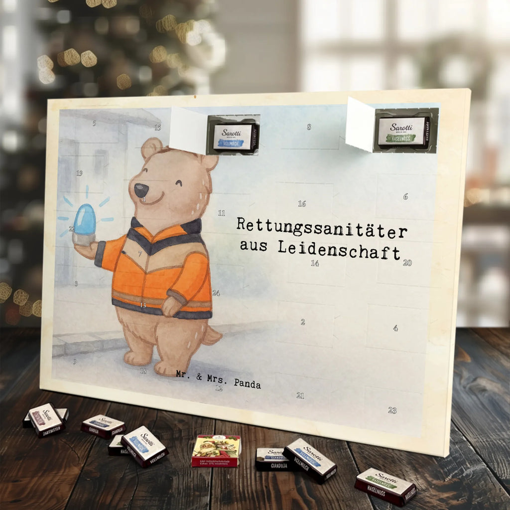 Chocolate advent calendar Paramedic Passion Design gift, promotion, anniversary, retirement, sayings, job start, gift idea, best, farewell gift, profession, passing exam
