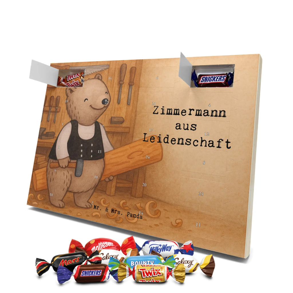 Chocolate advent calendar Carpenter Passion Design gift, promotion, anniversary, retirement, sayings, job start, gift idea, best, farewell gift, profession, passing exam