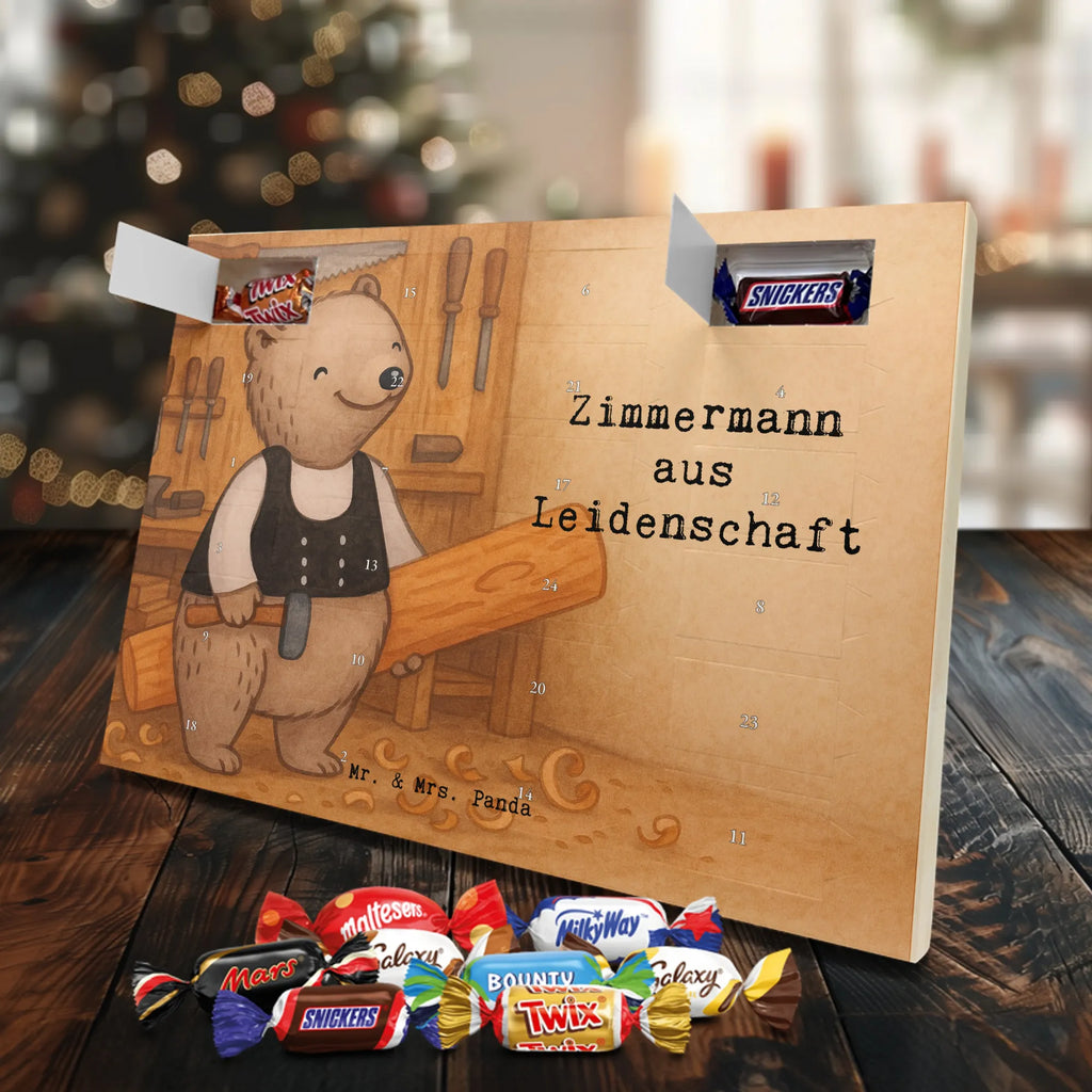 Chocolate advent calendar Carpenter Passion Design gift, promotion, anniversary, retirement, sayings, job start, gift idea, best, farewell gift, profession, passing exam