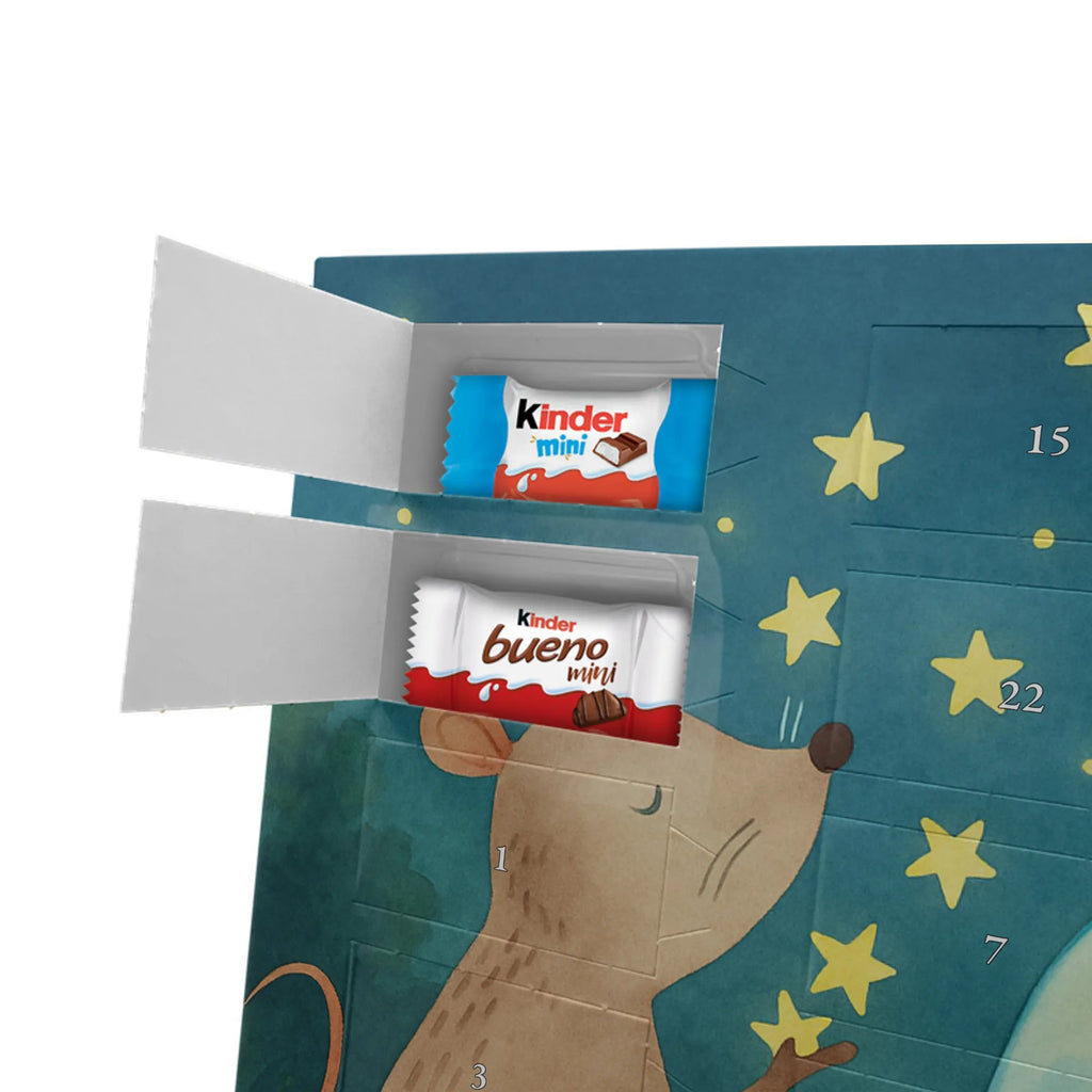Chocolate advent calendar Mouse Stars Design card, gift ideas, gifts, small animals, cute, cute animal motives, hand drawn, funny sayings, good mood, special gifts, animal lover, birthday, child, baptism, baptism gift, birth, hope, child birthday, first child, wish, stars, Mouse, pregnancy