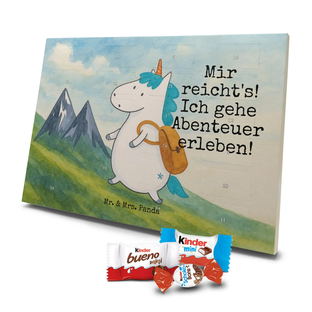 Chocolate advent calendar unicorn climber Design travel, world trip, mountaineer, adventure, mountains, adventurer, vacation, explorer, world traveler