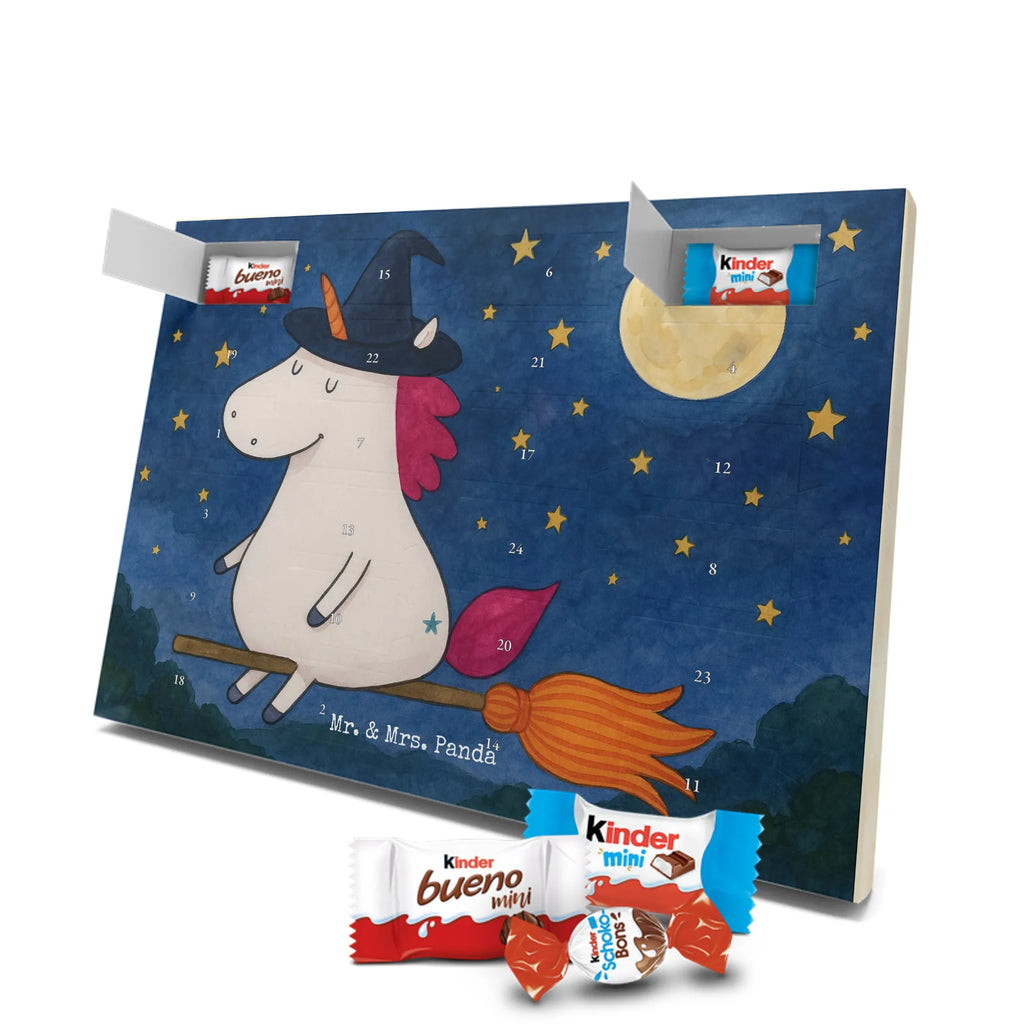 Chocolate advent calendar unicorn Witch Design wife gift, witch, mad, bitch, bad girl, girlfriend present, devil