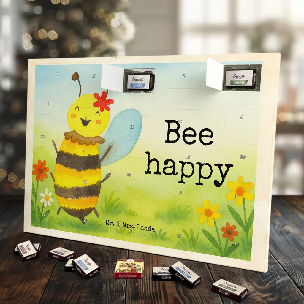 Chocolate advent calendar bee happy Design wasp, bumblebee
