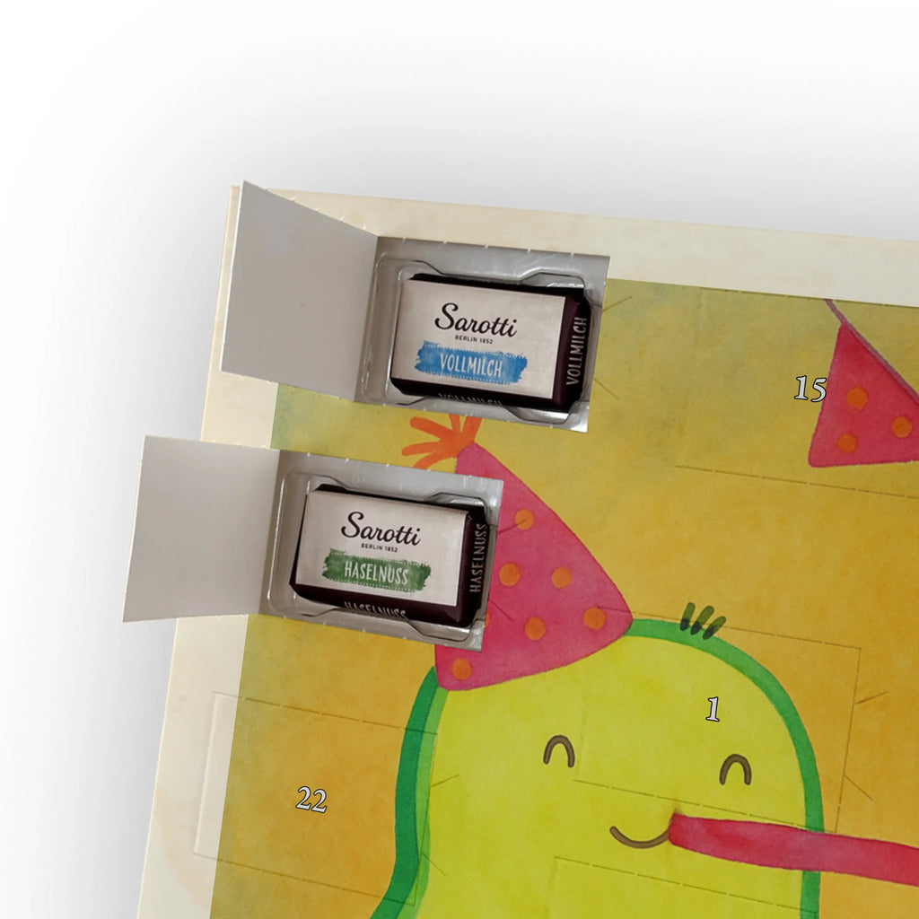 Chocolate advent calendar avocado Birthday Design vegetables