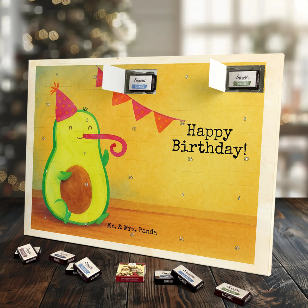 Chocolate advent calendar avocado Birthday Design vegetables