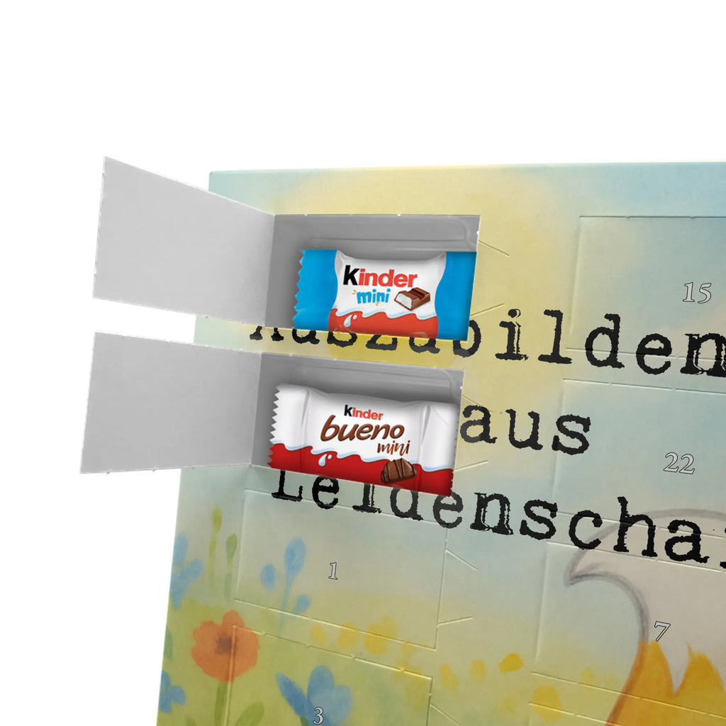 Chocolate advent calendar apprentice passion Design gift, promotion, anniversary, retirement, sayings, job start, gift idea, best, farewell gift, profession, passing exam