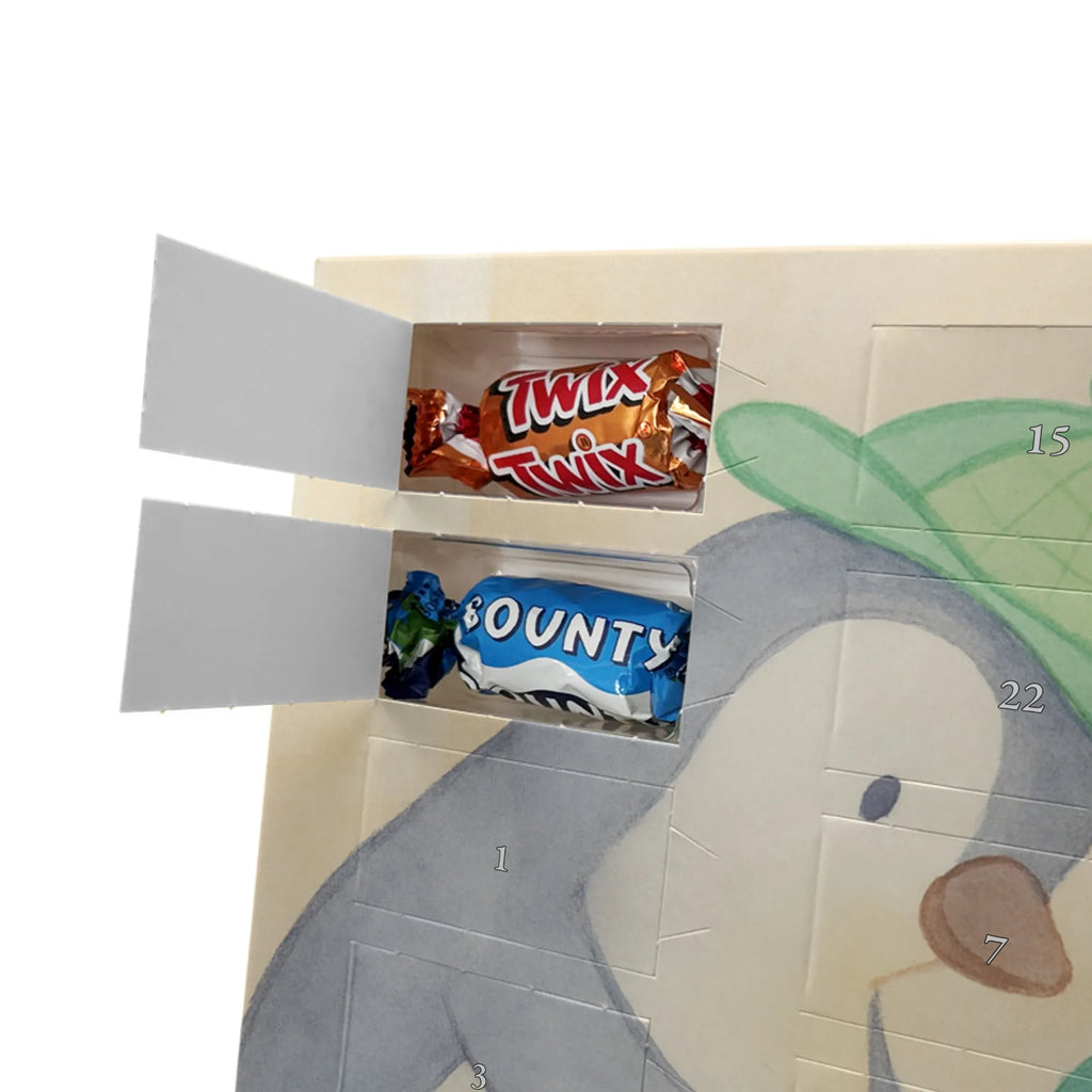 Chocolate advent calendar Detective passion Design gift, promotion, anniversary, retirement, sayings, job start, gift idea, best, farewell gift, profession, passing exam