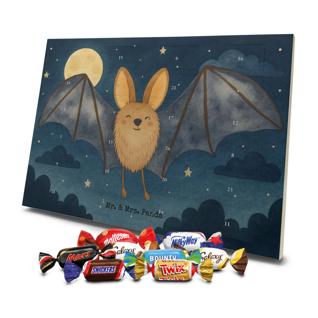 Chocolate advent calendar bat wing Design card, gift ideas, gifts, small animals, cute, cute animal motives, hand drawn, funny sayings, good mood, special gifts, animal lover