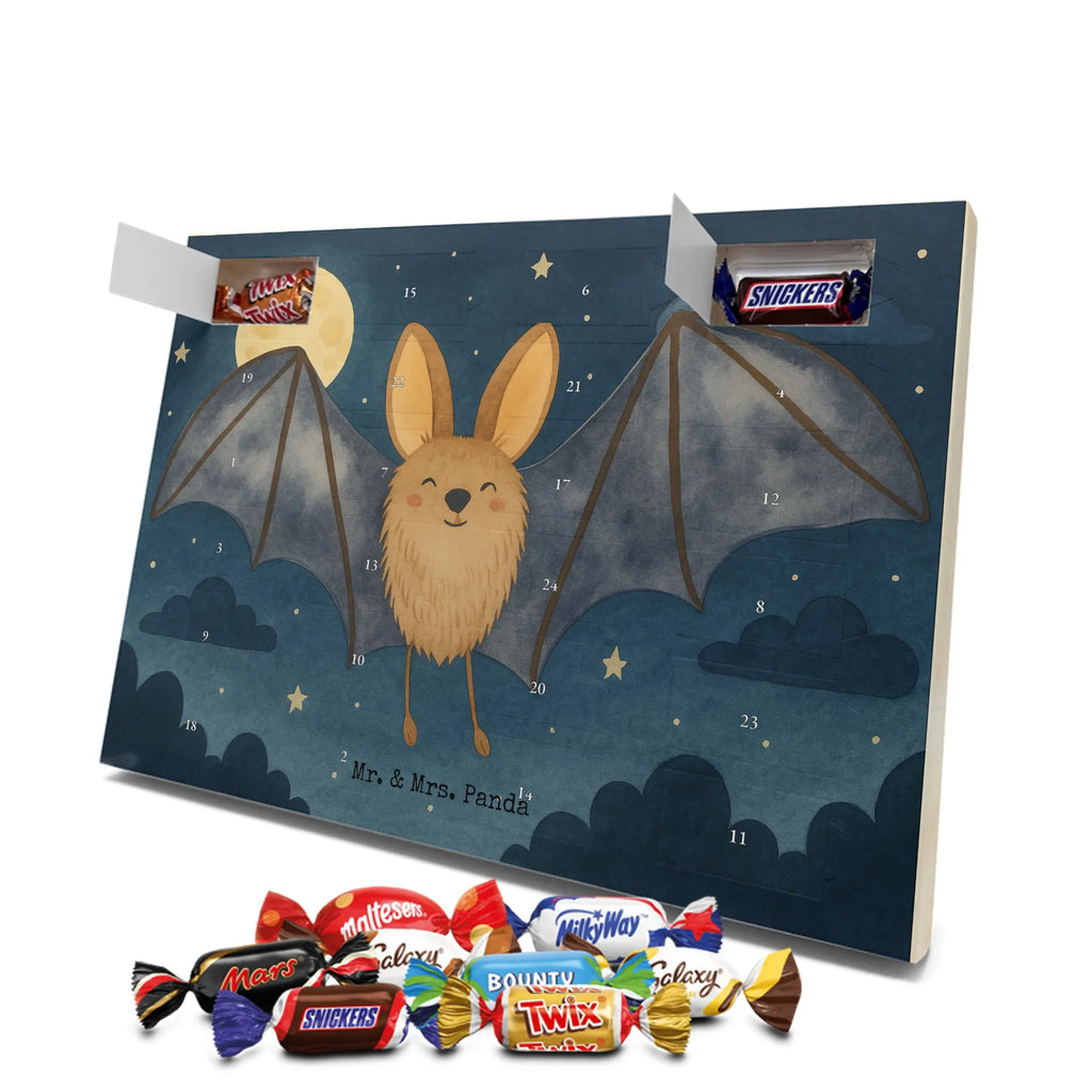 Chocolate advent calendar bat wing Design card, gift ideas, gifts, small animals, cute, cute animal motives, hand drawn, funny sayings, good mood, special gifts, animal lover