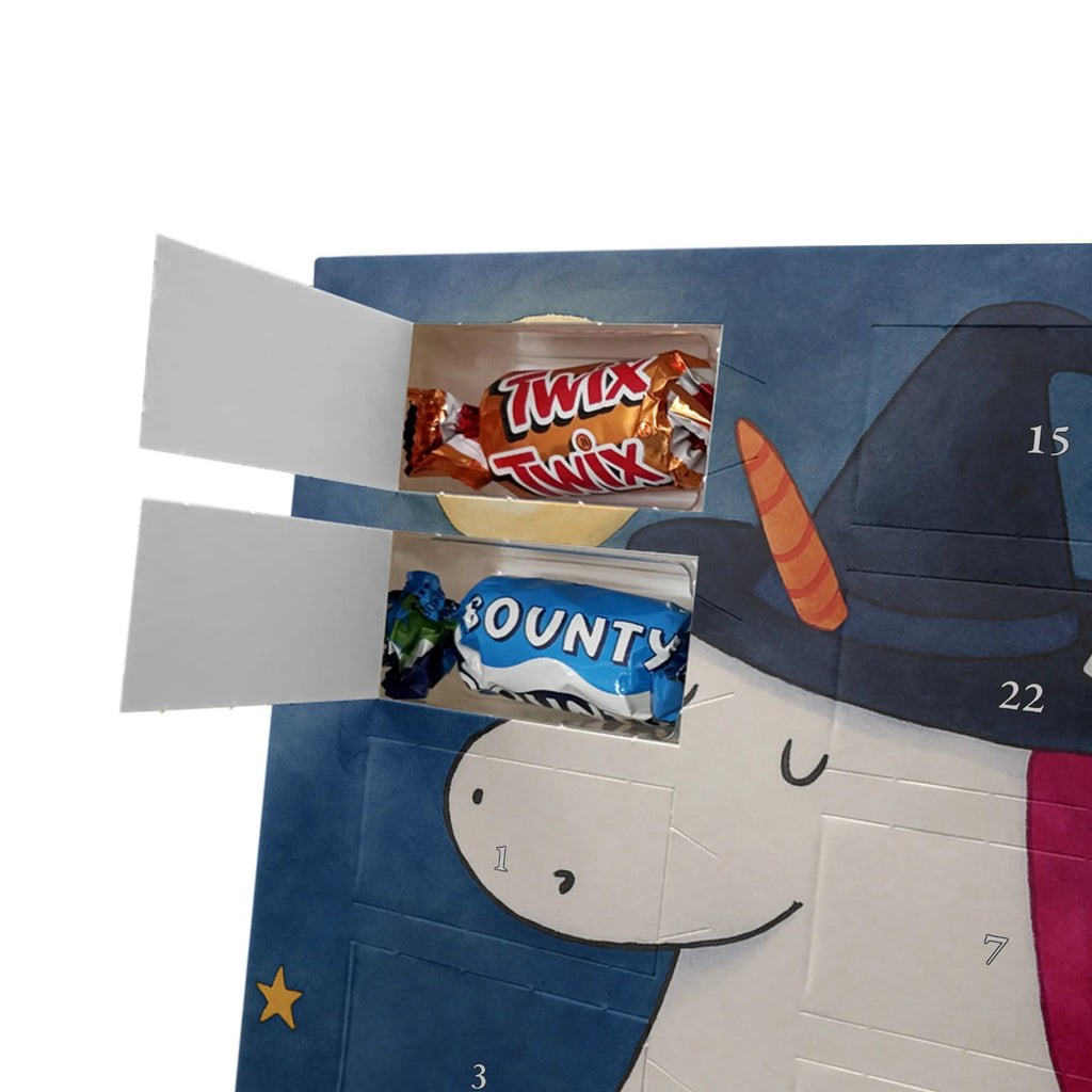 Chocolate advent calendar unicorn Witch Design wife gift, witch, mad, bitch, bad girl, girlfriend present, devil