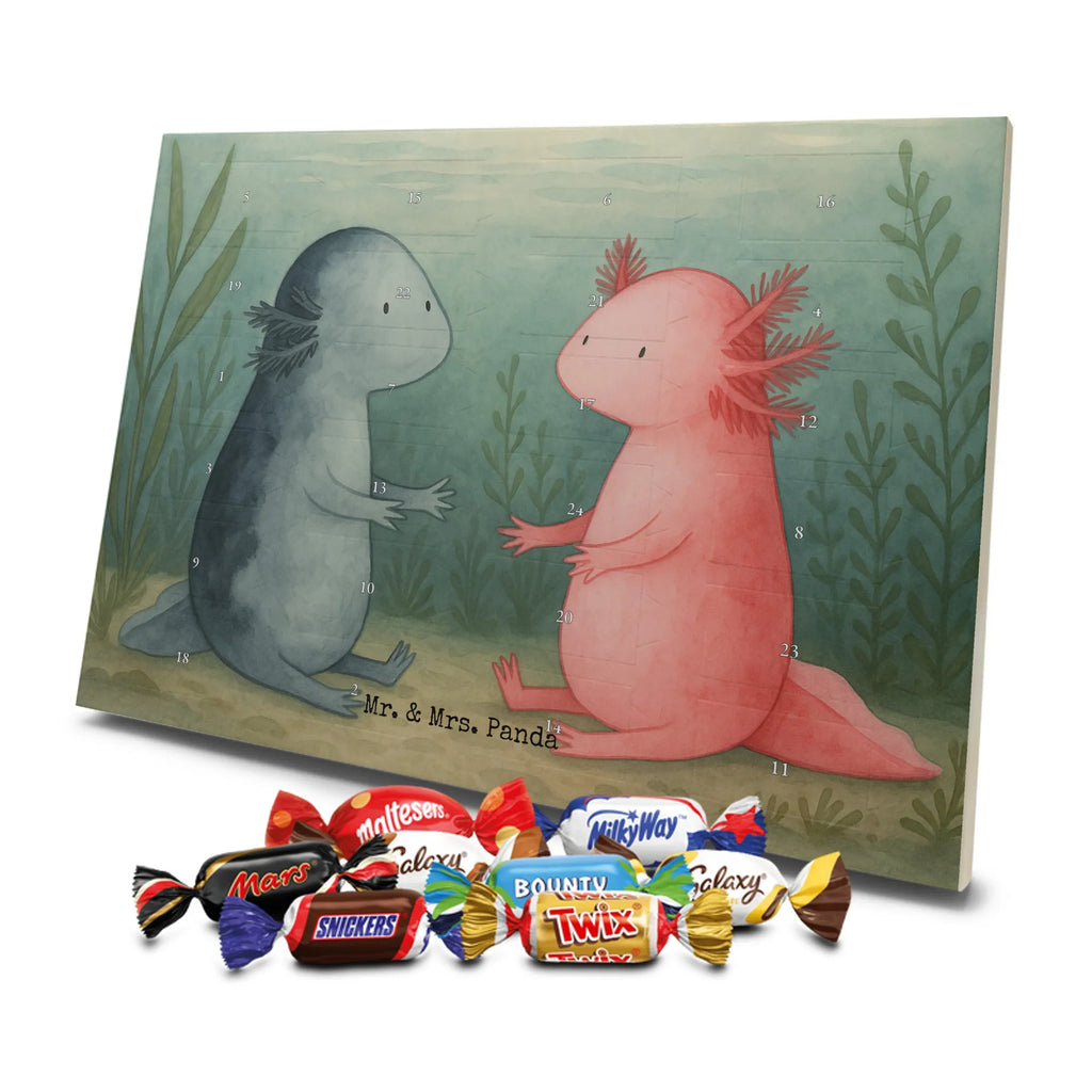 Chocolate advent calendar axolotl Love Design Axelotl, marine animals, Mexican walking fish, salamander, friend, great love, tail, anniversary, proof of love, fiancé, valentine's day, amphibian, husband
