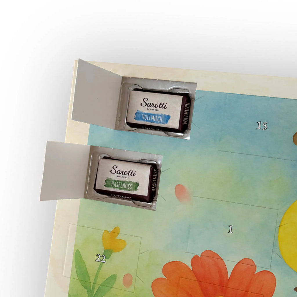 Chocolate advent calendar bee flower Design wasp, bumblebee