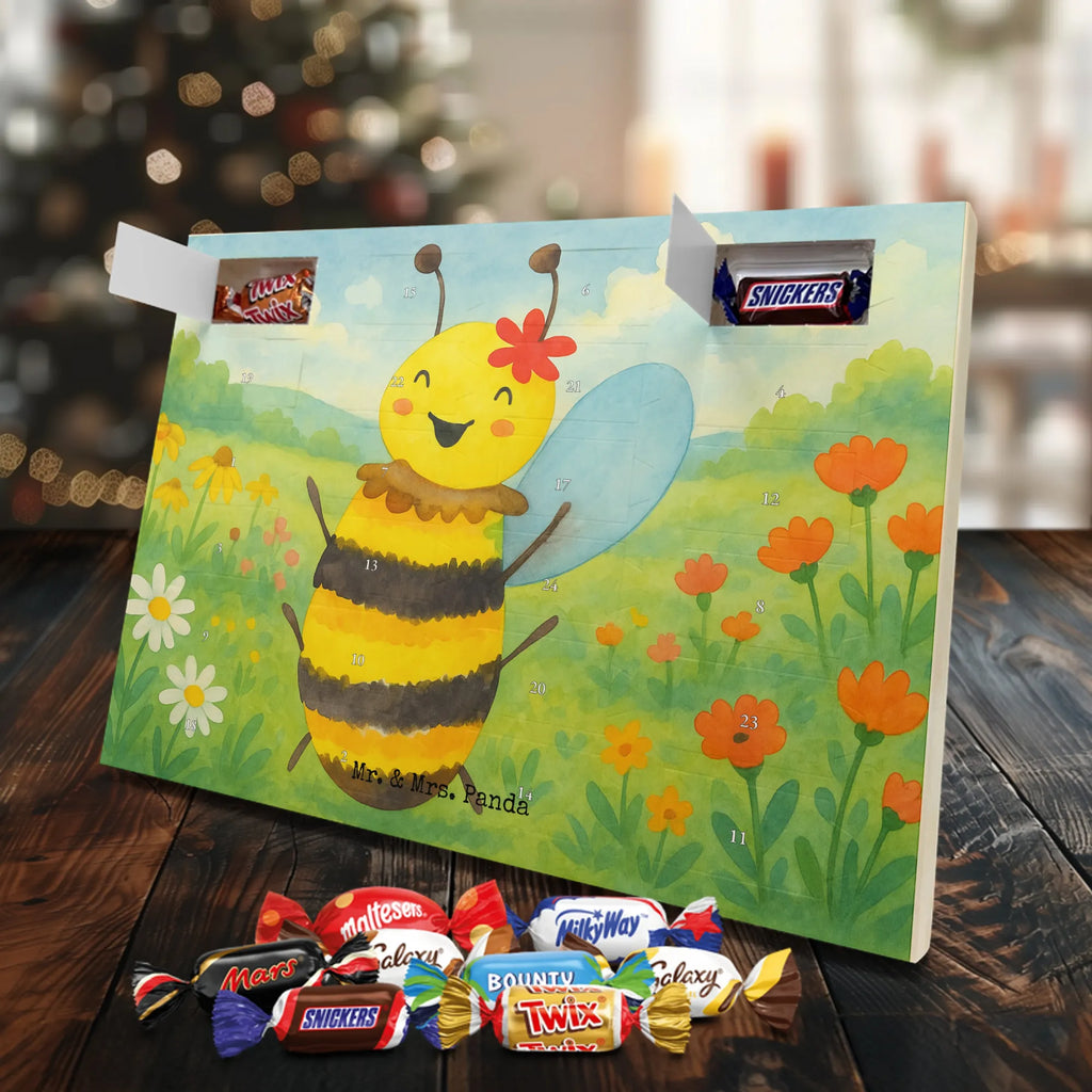 Chocolate advent calendar bee happy Design wasp, bumblebee