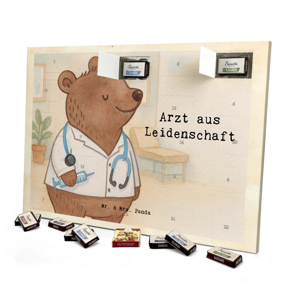 Chocolate advent calendar Doctor Passion Design gift, promotion, anniversary, retirement, sayings, job start, gift idea, best, farewell gift, profession, passing exam