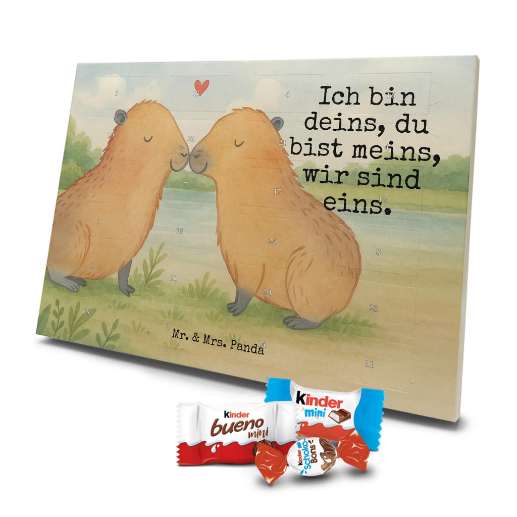 Chocolate advent calendar Capybara love Design gift ideas, gifts, card, animal lover, special gifts, good mood, funny sayings, hand drawn, cute animal motives, cute, small animals