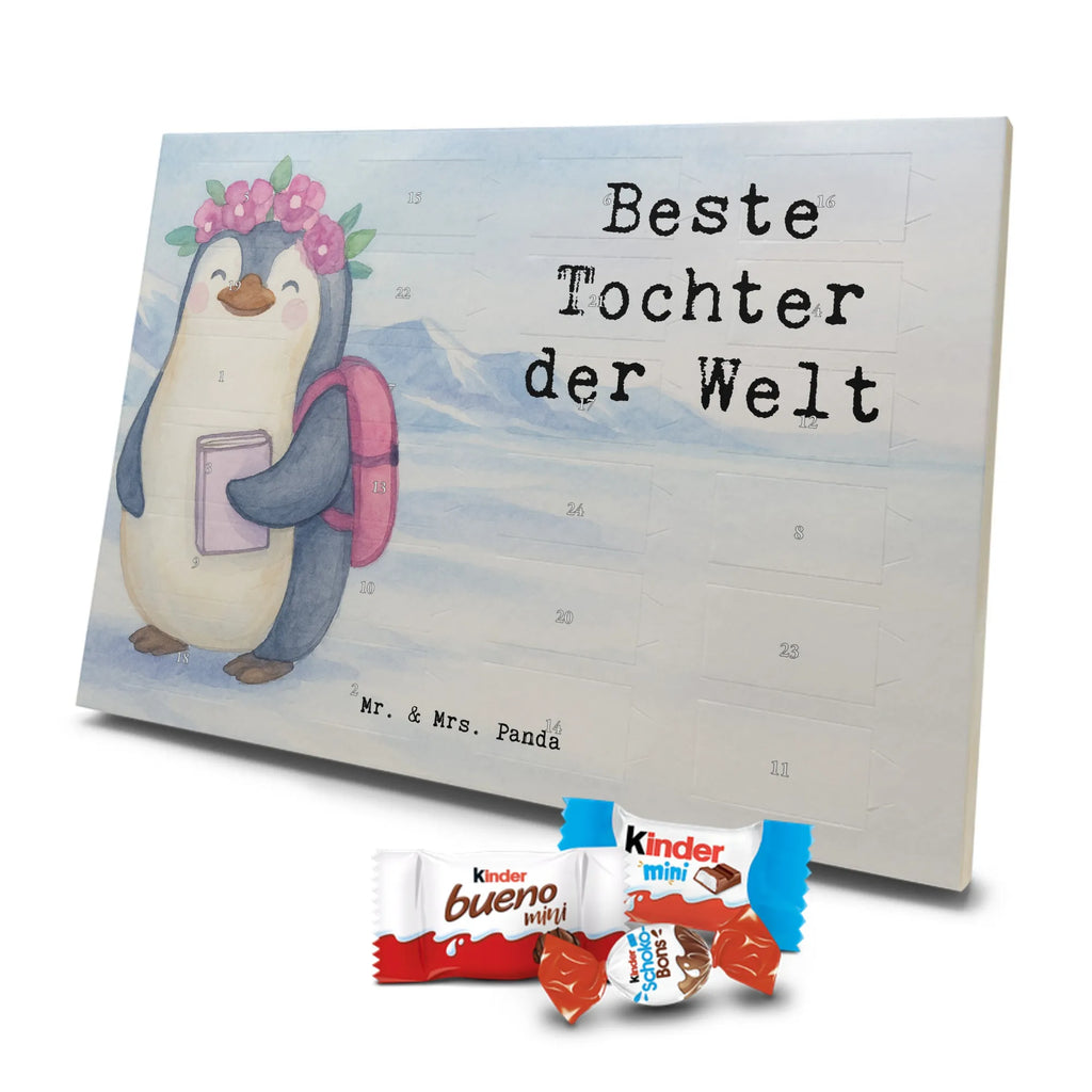Chocolate advent calendar penguin best daughter in the world Design thank you, birthday, gift idea, birthday present, gift tip, make you happy, giving, for, gift, birth, mother, daughters, children, little daughter, little one, child, father, reward, daughter